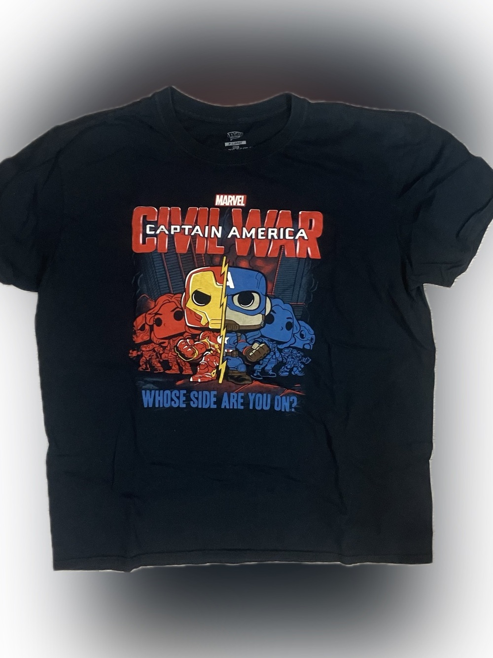 Marvel Civil War t shirt